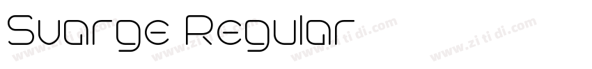 Svarge Regular字体转换 Svarge Regular字体转换
